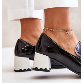Zapatos De Mujer Lacados Con Tacón Alto Con Decoración Artiker 55C1002 Negro 7
