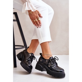 Zapatos Mujer Charol Con Adornos Piel Natural Artiker 55C0419 Negro 8