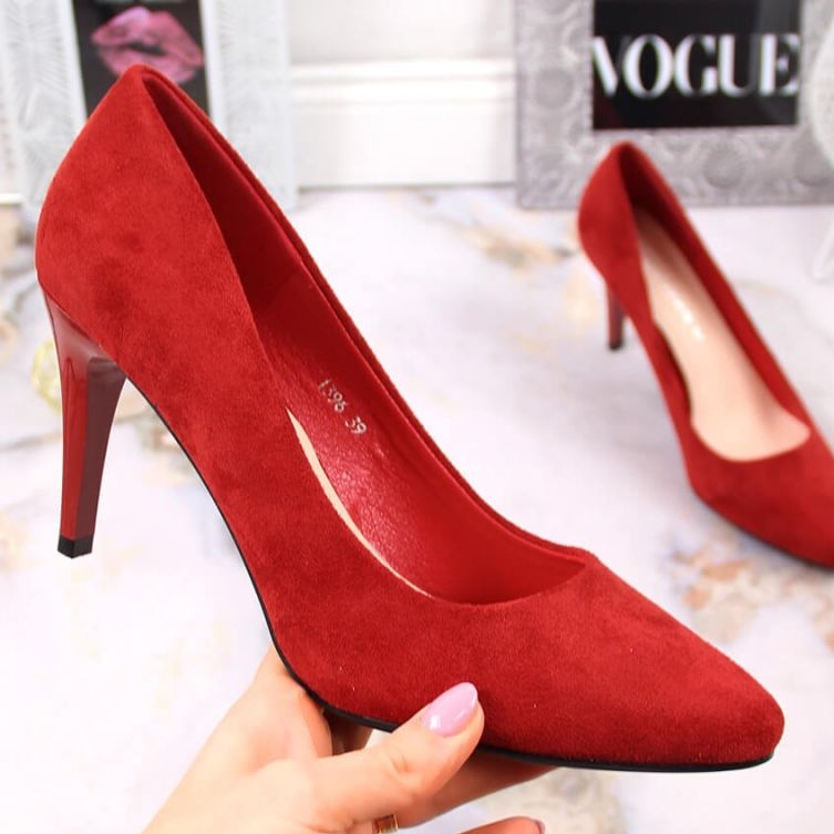 Sergio Leone W SK379K tacones altos ante rojo 1