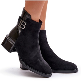 S.Barski Botas Elegantes De Tacón Alto Con Aislamiento MR880-040 Negro 11