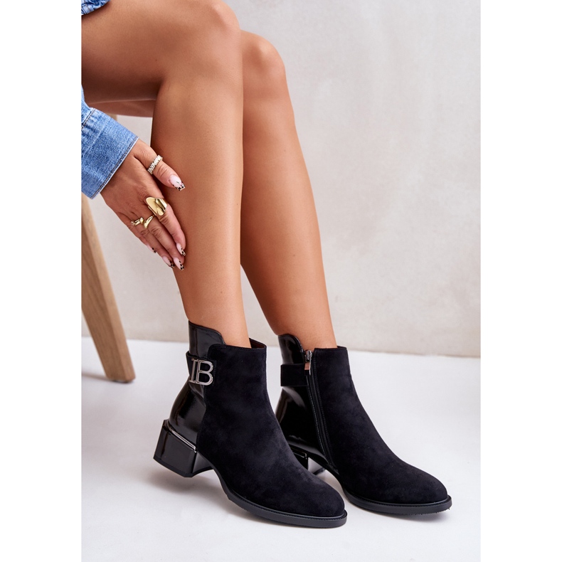 S.Barski Botas Elegantes De Tacón Alto Con Aislamiento MR880-040 Negro 2 S.Barski Botas Elegantes De Tacón Alto Con Aislamiento MR880-040 Negro 2