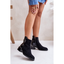 S.Barski Botas Elegantes De Tacón Alto Con Aislamiento MR880-040 Negro 3