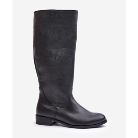 Lewski Botas Media Caña Mujer Piel Cremallera Izquierda 3616 Negro 5