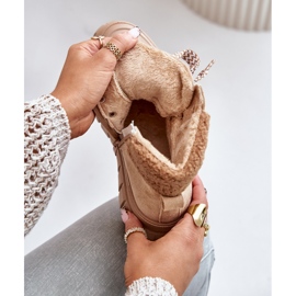 Botas Trapper Aislantes para Mujer con Plataforma, Marrón Alcyhen 2
