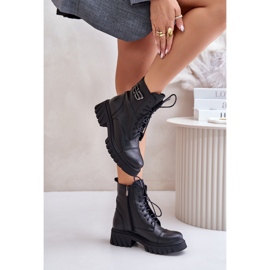 Zazoo 60486 Botas de trabajo de cuero con aislamiento, color negro 6