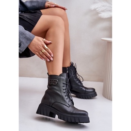Zazoo 60486 Botas de trabajo de cuero con aislamiento, color negro 7
