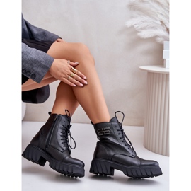 Zazoo 60486 Botas de trabajo de cuero con aislamiento, color negro 8