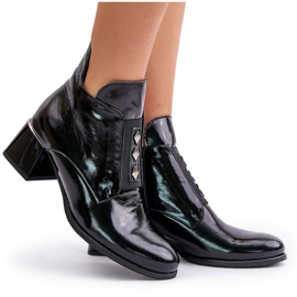 Zazoo 60504 Botines De Charol, Aislados, Negro 9