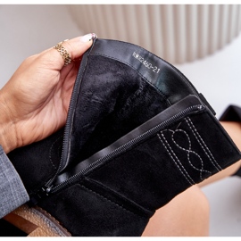 Botas cálidas de tacón alto para mujer Vailia negra negro 9
