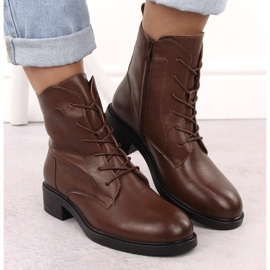 Botas de piel de mujer marrones de Sergio Leone marrón 14