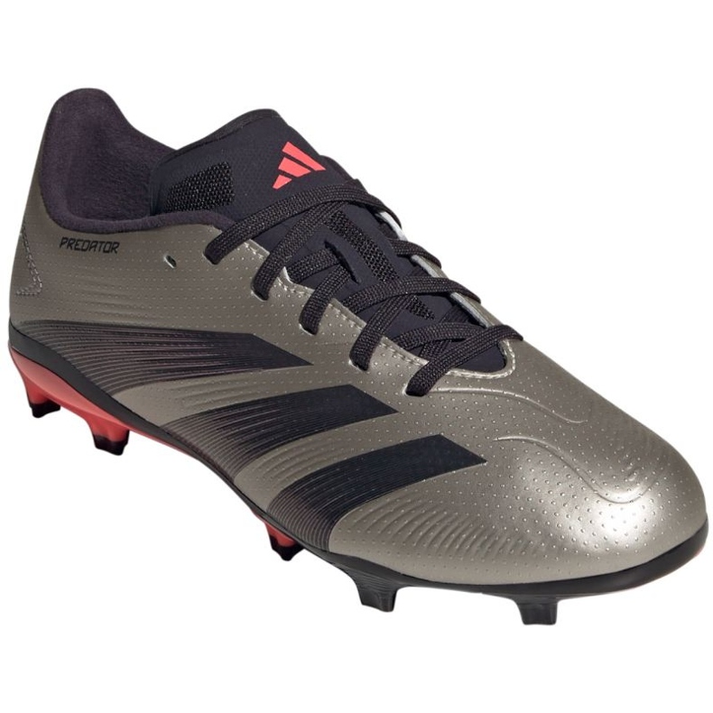 Botas de fútbol adidas Predator League Fg IF6354 plata 1