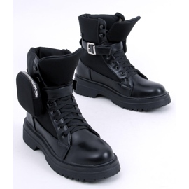 Botas militares con bolsa Baku Black negro 1