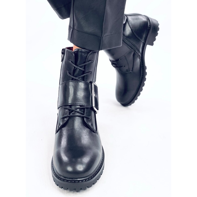 Botas con cordones Billy Black negro 1 Botas con cordones Billy Black negro 1
