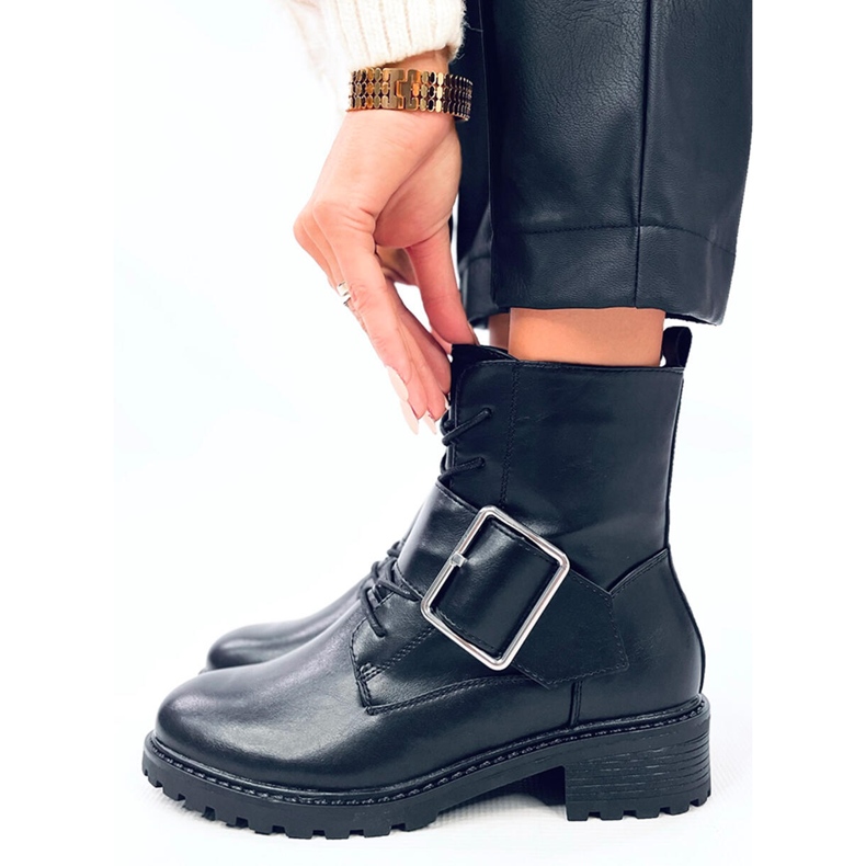 Botas con cordones Billy Black negro 2 Botas con cordones Billy Black negro 2