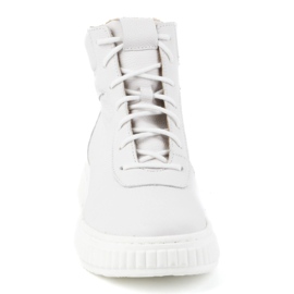 WASAK Botas mujer invierno piel 0725W blanco 6