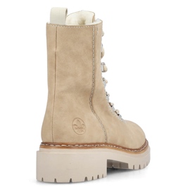 Botas aislantes de mujer, beige, Rieker 72643-60 17
