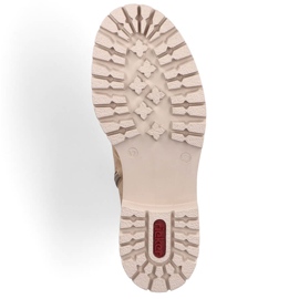 Botas aislantes de mujer, beige, Rieker 72643-60 2 Botas aislantes de mujer, beige, Rieker 72643-60 2