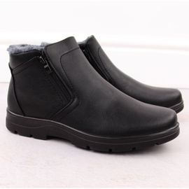 Botas aislantes para hombre con cremallera, negras Unisoft 8005 negro 1 Botas aislantes para hombre con cremallera, negras Unisoft 8005 negro 1