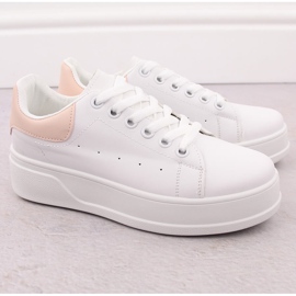 Deportiva mujer plataforma blanca Sabatina 0974 blanco 3