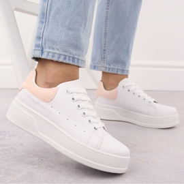 Deportiva mujer plataforma blanca Sabatina 0974 blanco 6