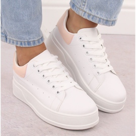 Deportiva mujer plataforma blanca Sabatina 0974 blanco 7