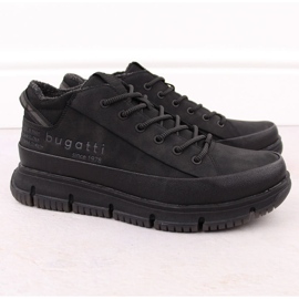 Botas altas con aislamiento para hombre, negras Bugatti OO153100 negro 1