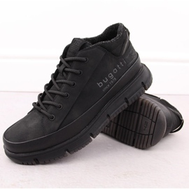 Botas altas con aislamiento para hombre, negras Bugatti OO153100 negro 4