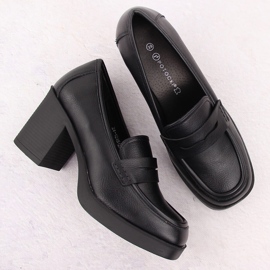 Zapatos de mujer con tacones altos, negro Potocki 12451 3