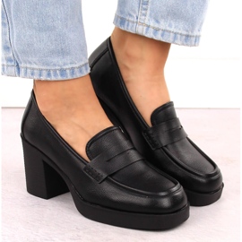 Zapatos de mujer con tacones altos, negro Potocki 12451 6