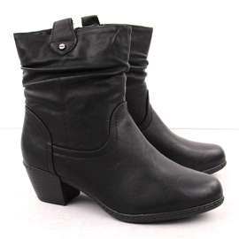 Botas de mujer cómodas negras Unisoft 7987 negro 3