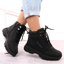Botas altas de trekking con aislamiento, negro NEWS 7921 4
