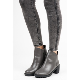 Vices New Collection Botas en un poste ancho gris 5