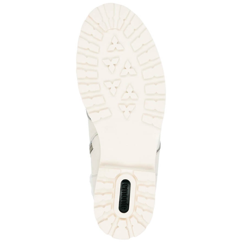 Botas trabajadoras impermeables de piel para mujer, color blanco Remonte D8481-80 1