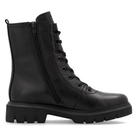 Botas de trabajo para mujer con aislamiento de piel, color negro Remonte D1W76-00 13