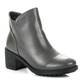 Vices New Collection Botas en un poste ancho gris 2