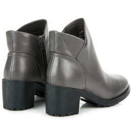 Vices New Collection Botas en un poste ancho gris 4