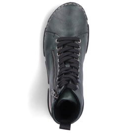 Botas de mujer cómodas verdes Rieker 45920-54 1
