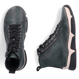 Botas de mujer cómodas verdes Rieker 45920-54 3
