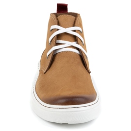 Zapatos chukka hombre piel KAMPOL 109/410 Sw marrón beige 7