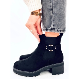 Botas Chelsea de tacón bajo Airon Black negro 1