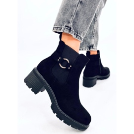 Botas Chelsea de tacón bajo Airon Black negro 2