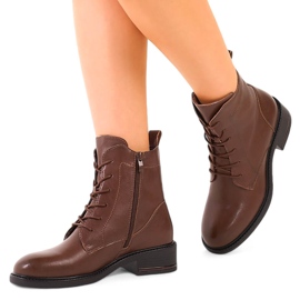 Botas de piel de mujer marrones de Sergio Leone marrón 1