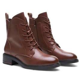 Botas de piel de mujer marrones de Sergio Leone marrón 3