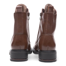 Botas de piel de mujer marrones de Sergio Leone marrón 4
