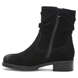 Botas de mujer de piel serraje negro de Sergio Leone BT355-S 5