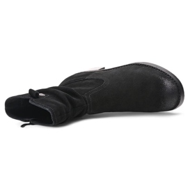 Botas de mujer de piel serraje negro de Sergio Leone BT355-S 6