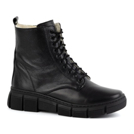 WASAK Botas de mujer de piel con aislamiento de invierno 0660W negro 1