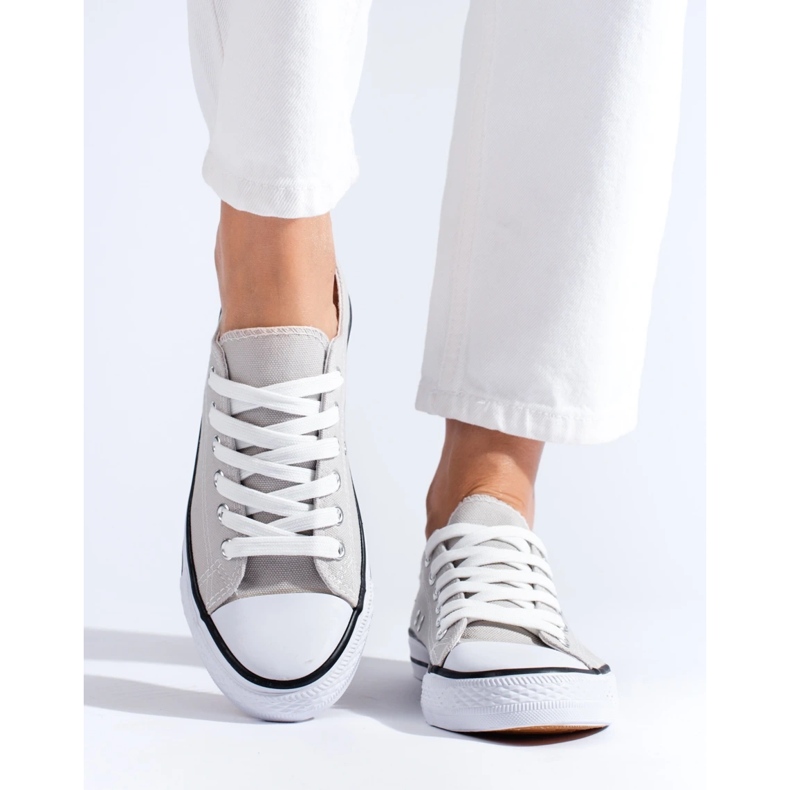 Deportivas clásicas Shelovet grises 2