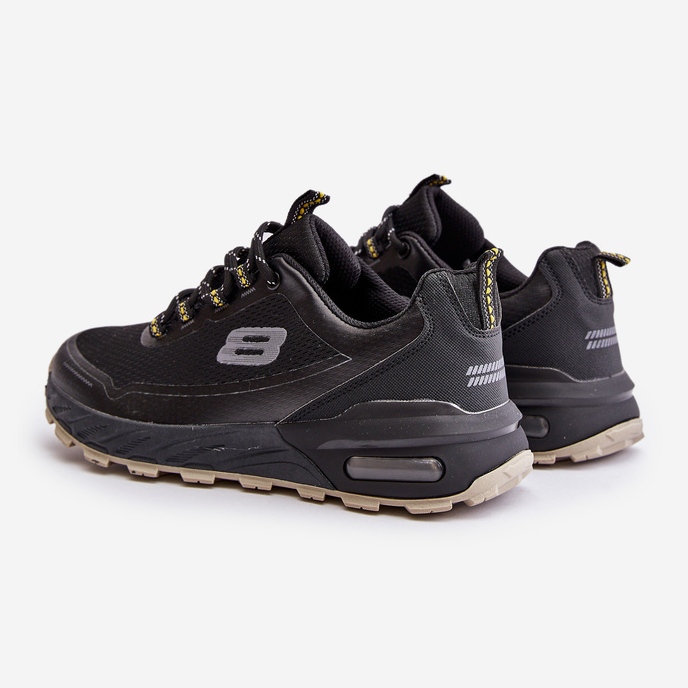 Zapatillas Deportivas de Hombre con Plataforma Negras Idama negro 2 Zapatillas Deportivas de Hombre con Plataforma Negras Idama negro 2