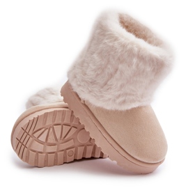 Botas de nieve para niños con pelo, beige claro Crisie 6